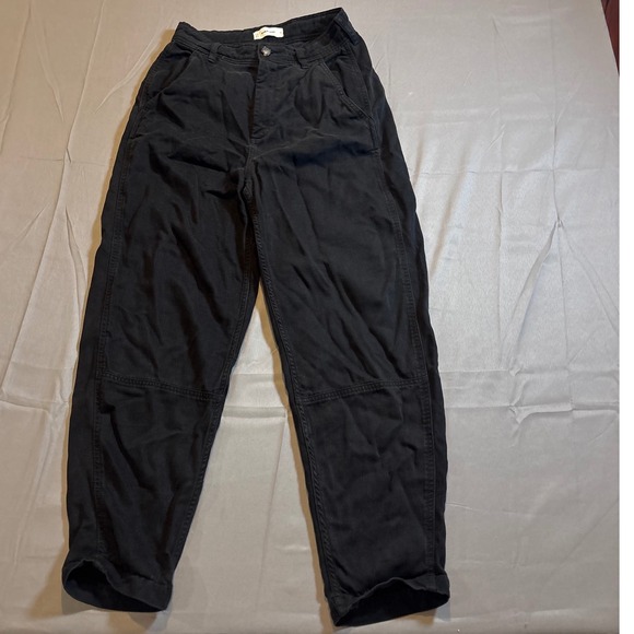 Everlane Women's Black High Waisted Pants Size 0 - Picture 1 of 9